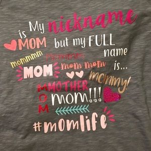 Handmade vinyl print tee